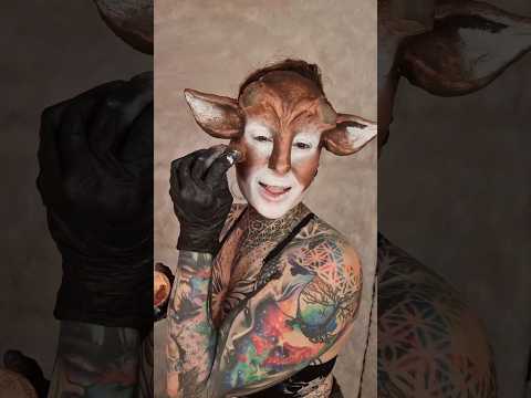 satyr reindeer forehead and prosthetics fancy dress costume 
