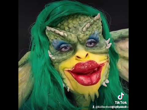 Greta gremlins prosthetic mask costume