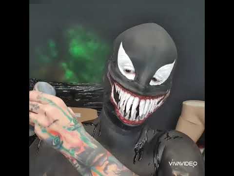 venom marvel spiderman  smiley mouth prosthetic 