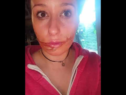 Joker smile slash wound prosthetic silicone for sale, Chelsea smile slash.