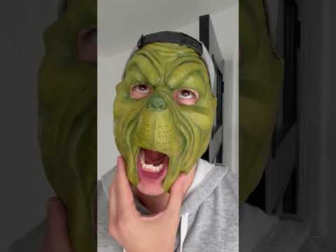 grinch green painted mask for sale