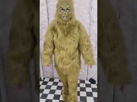 cosplay grinch full fur costume set fancy dress for sale 