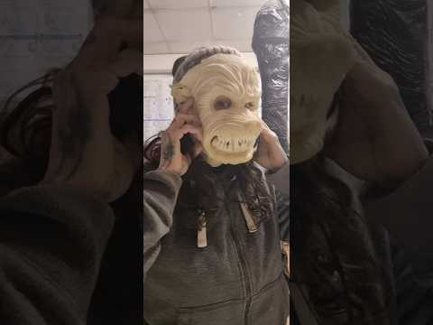 hairless werewolf latex mask