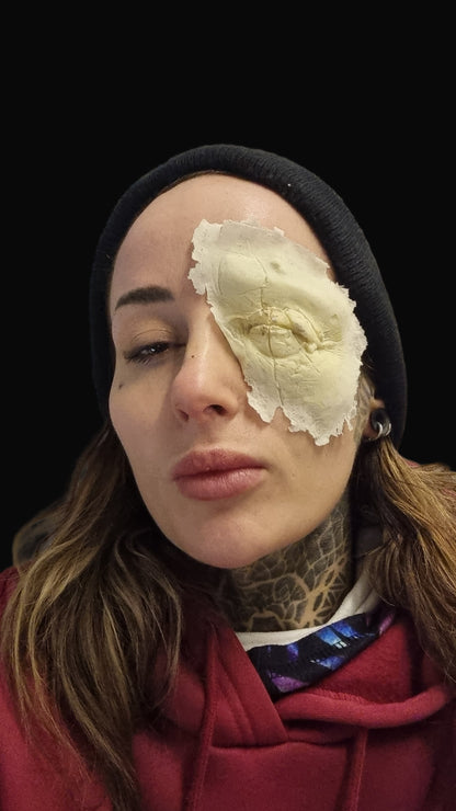 Blinded eye wound prosthetic