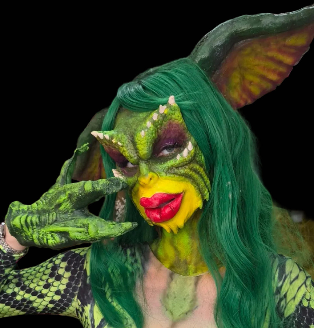 Greta gremlins foam latex prosthetic mask for sale cosplay costume
