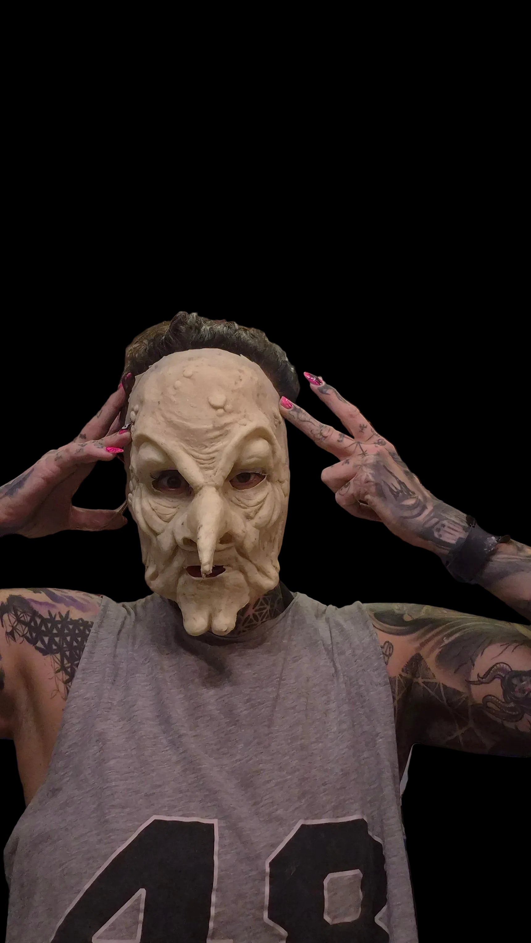 The grand witch latex mask prosthetic costume shop 