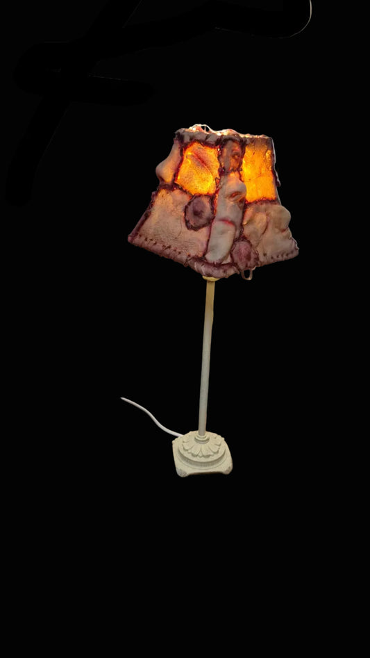 ED GEIN SKIN FLESH HORROR COLLECTABLE LAMP FURNITURE FOR SALE
