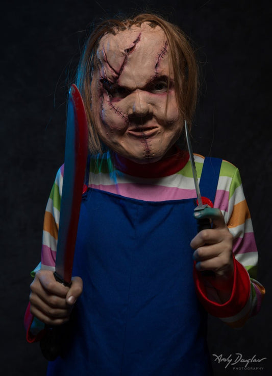 Chucky doll horror latex mask 