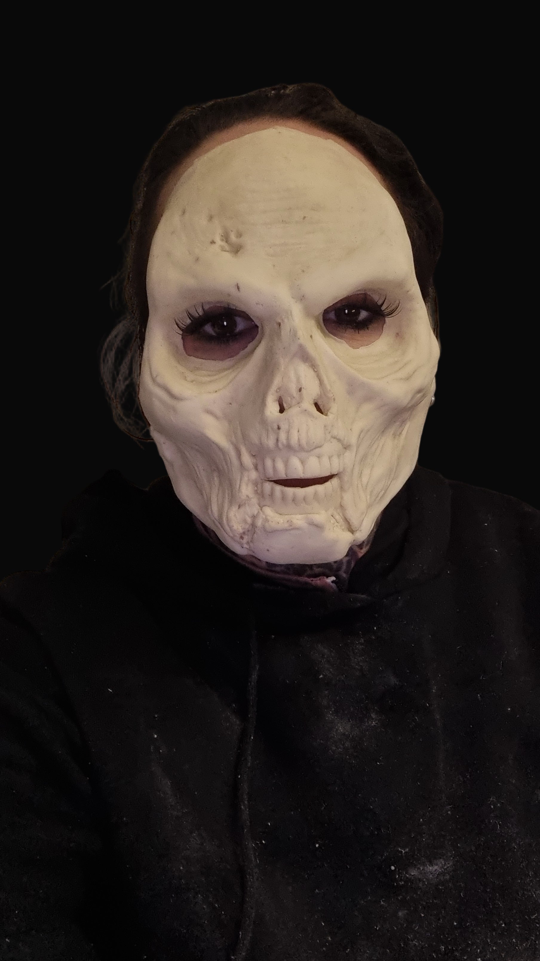 Zombie skull foam latex prosthetic mask for sale hand made to order 