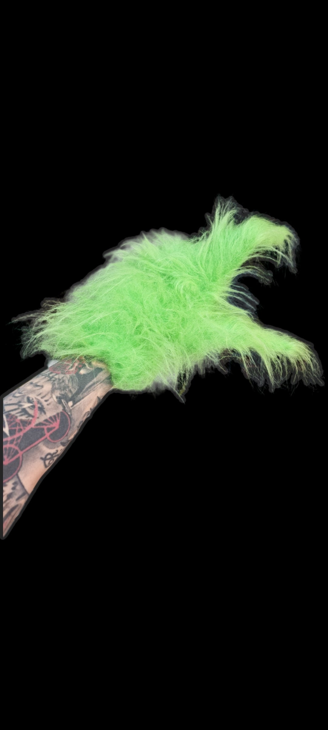 GREEN FUR GLOVES