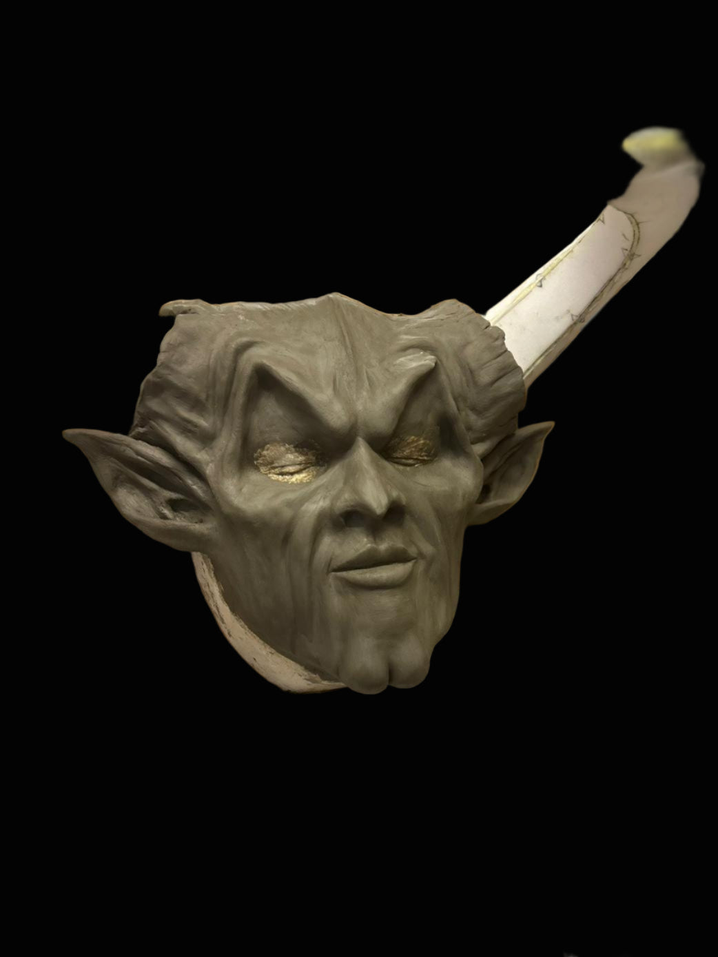 prince of darkness mask prosthetic for sale costume 