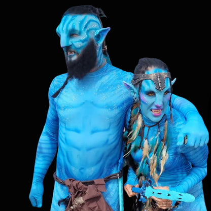 Avatar foam latex cosplay prosthetic for SFX makeup and costume