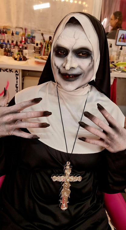 CROOKED NUN NOSE AND BROW