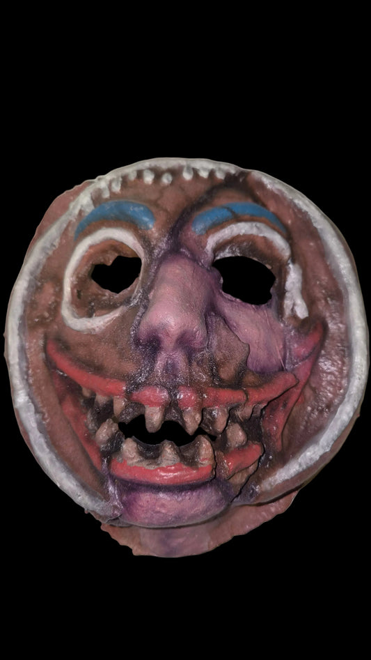 Cookie monster gingerbread man latex prosthetic mask 