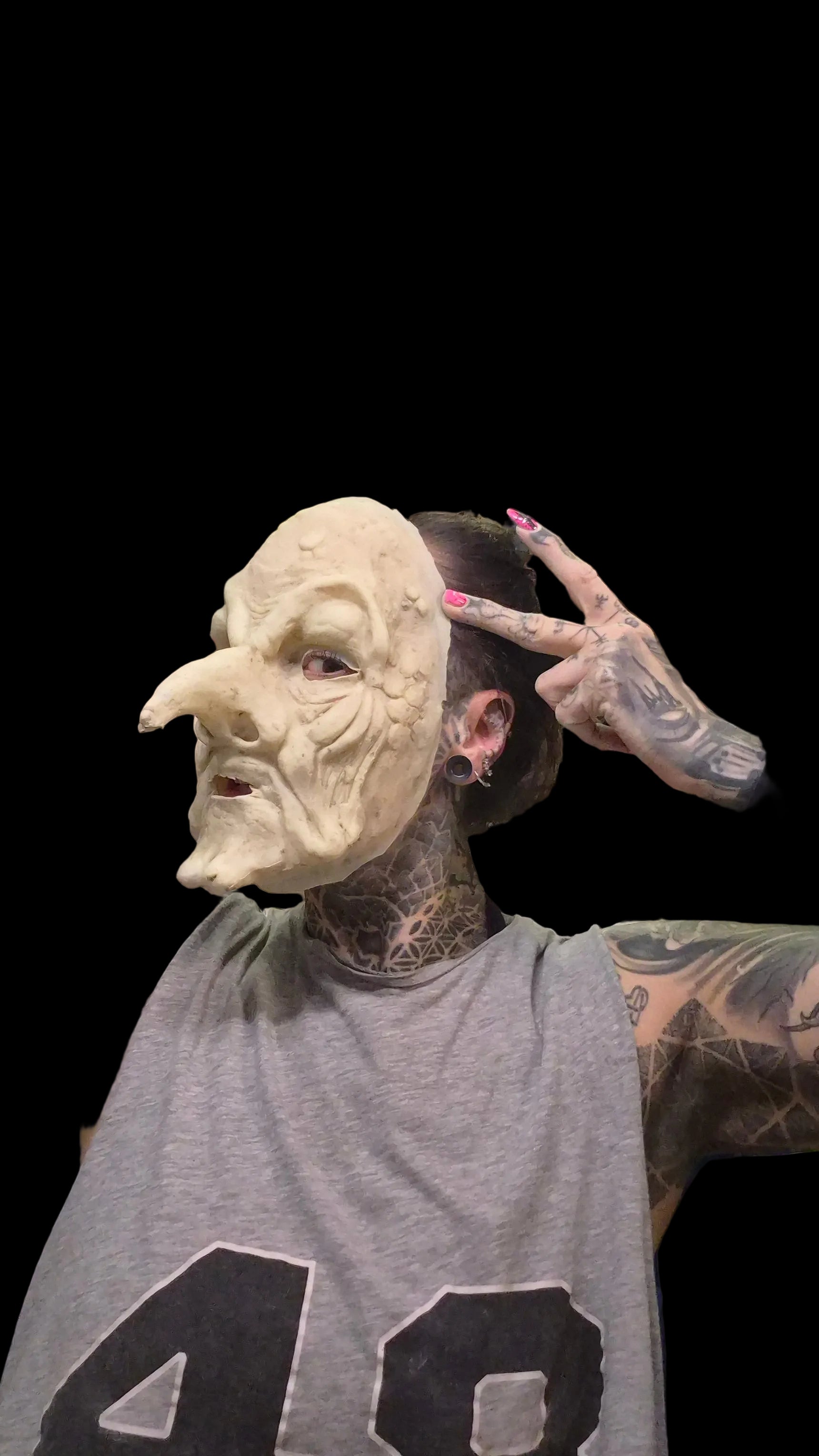 The grand witch latex mask prosthetic costume shop 