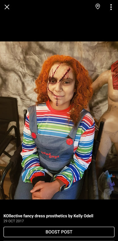 CHUCKY DOLL INJURY SLASHES SET