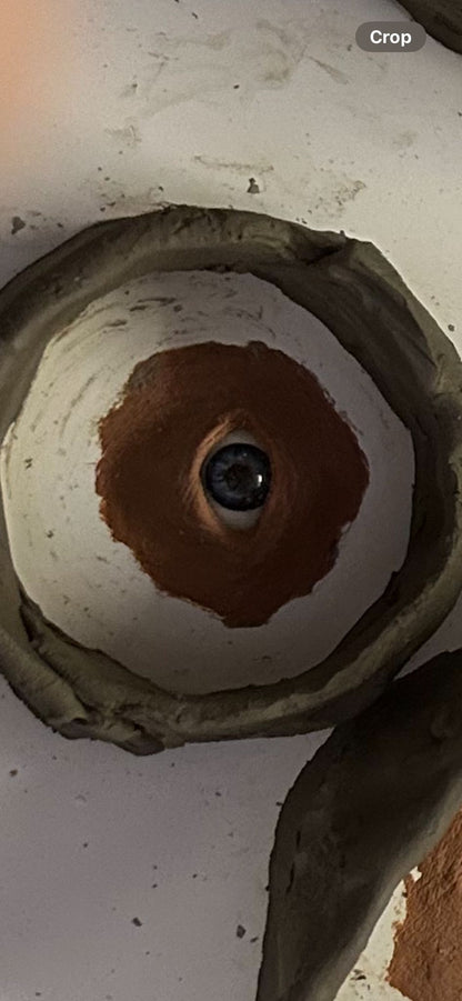 3rd eye prosthetic with faux eye - you choose your colour 