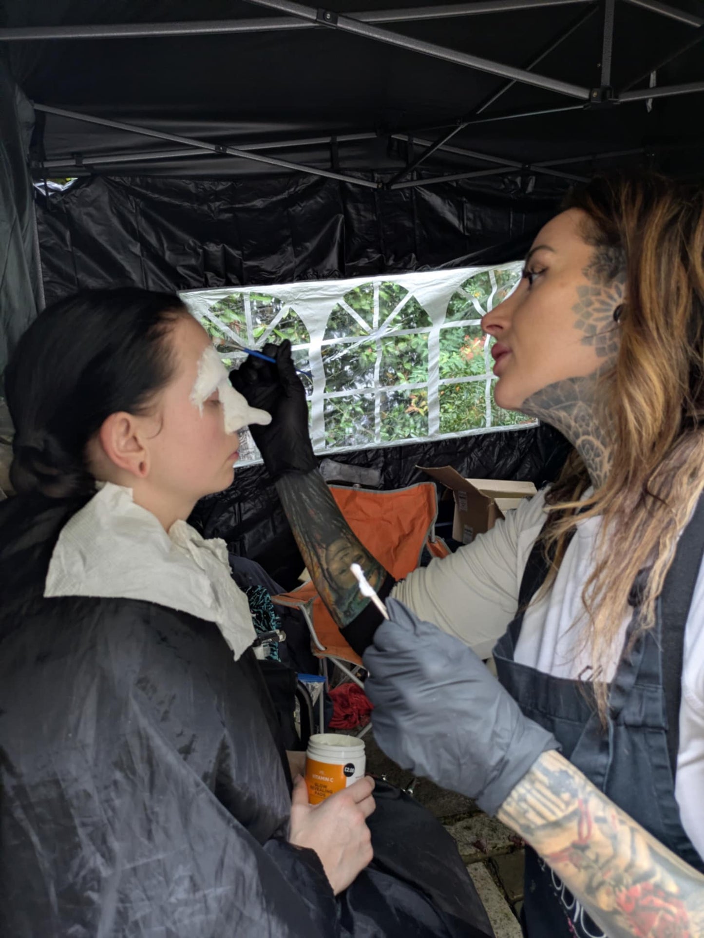 CROOKED NUN NOSE AND BROW