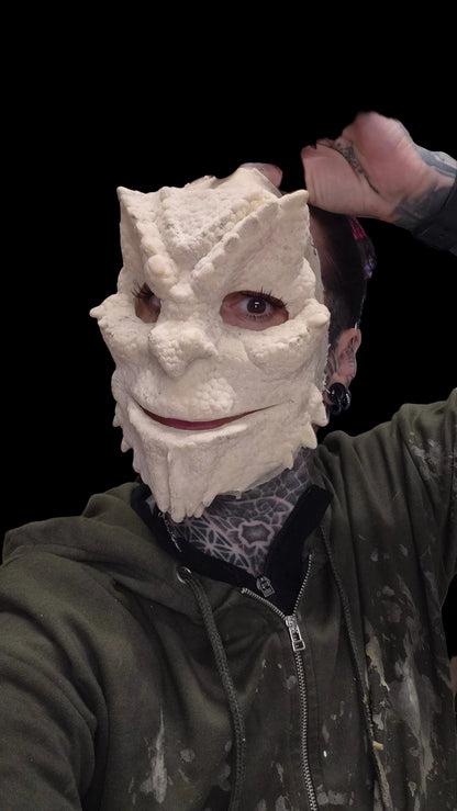 Stripe Gremlins Latex Prosthetic Mask | Handmade SFX Horror Creature Appliance | Halloween Cosplay Makeup FX