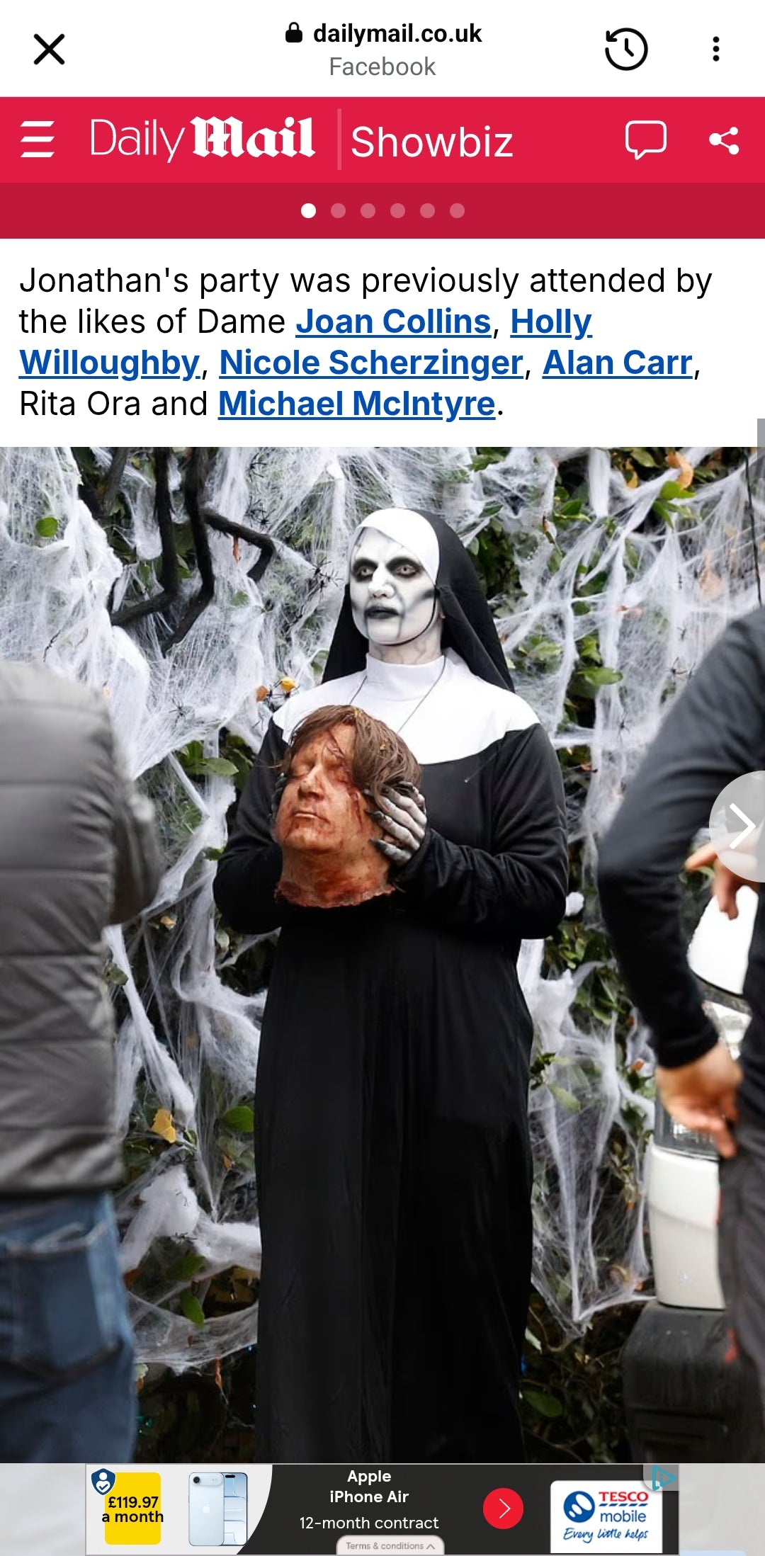 CROOKED NUN NOSE AND BROW