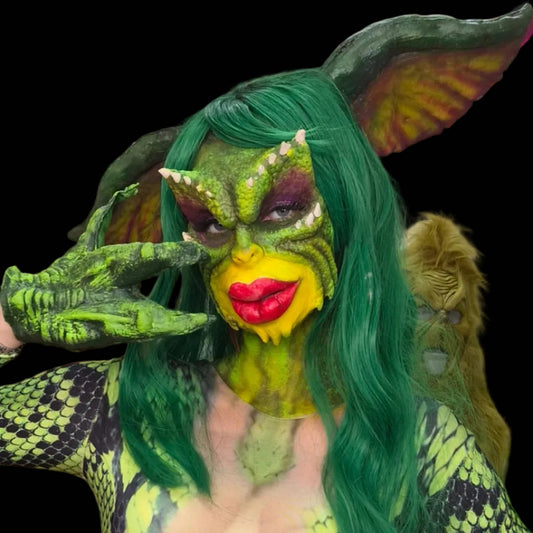 Greta gremlins foam latex prosthetic mask for sale cosplay costume