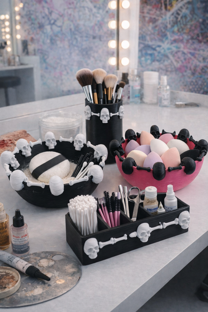 Gothic alternative accessory makeup bowl tool teen alt girl gift 