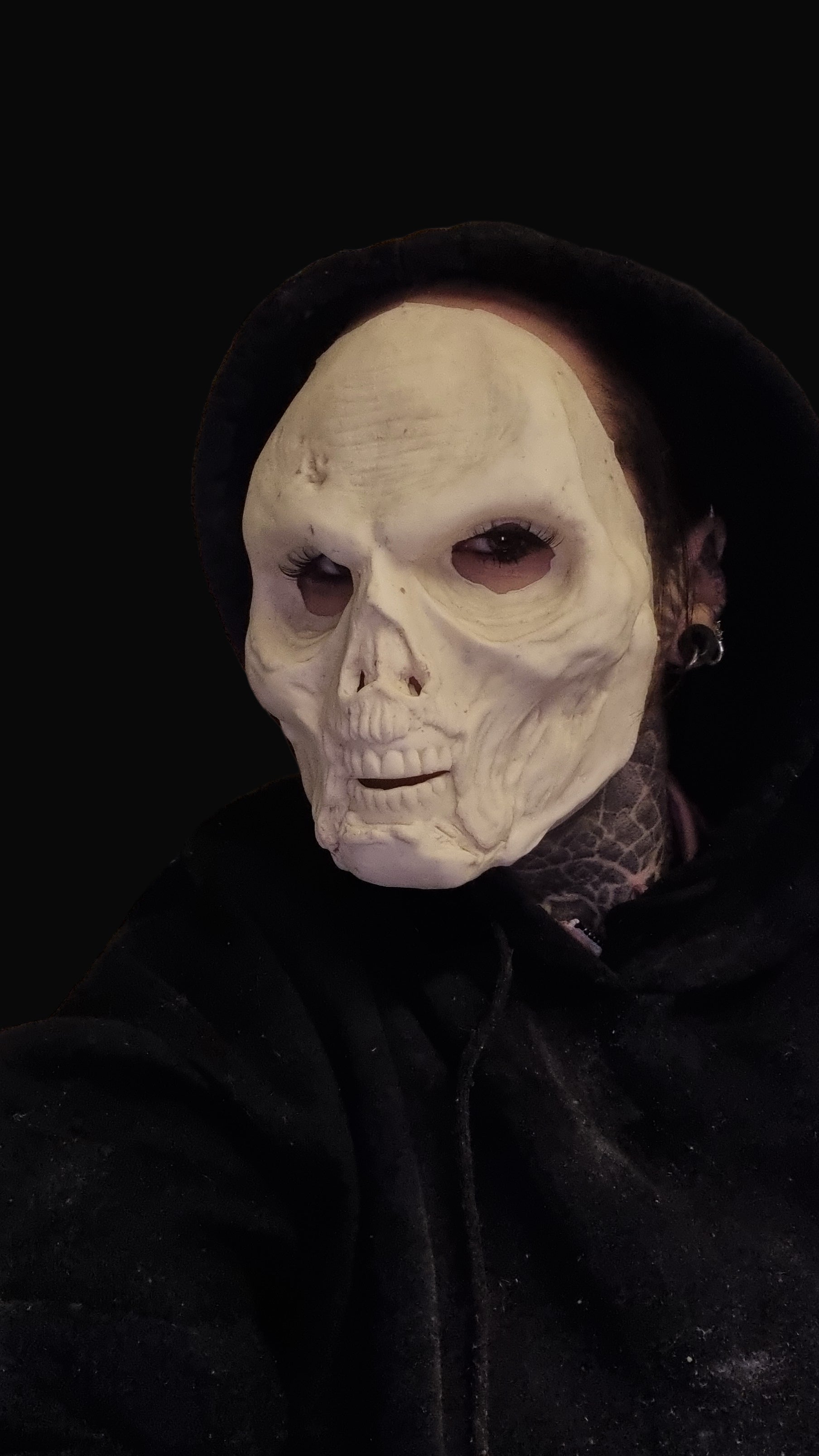 Zombie skull foam latex prosthetic mask for sale hand made to order 