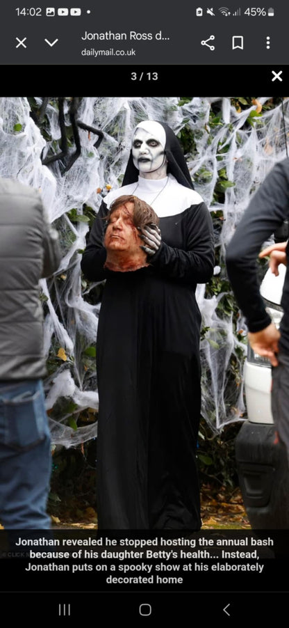 CROOKED NUN NOSE AND BROW