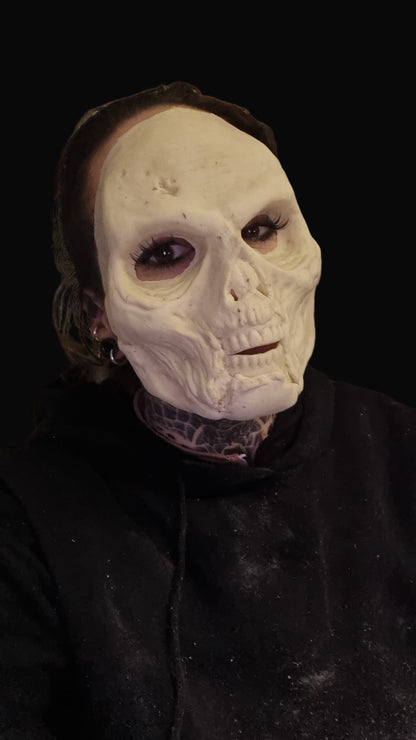 Zombie skull foam latex prosthetic mask for sale hand made to order 