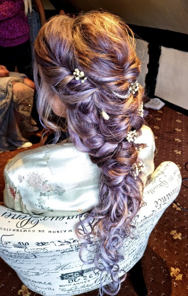 shieldmaiden viking fairy bridal hair stylist leicester 