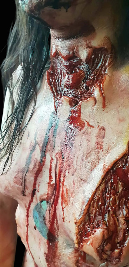 zombie, silicone, prosthetic, injury, wound, shop