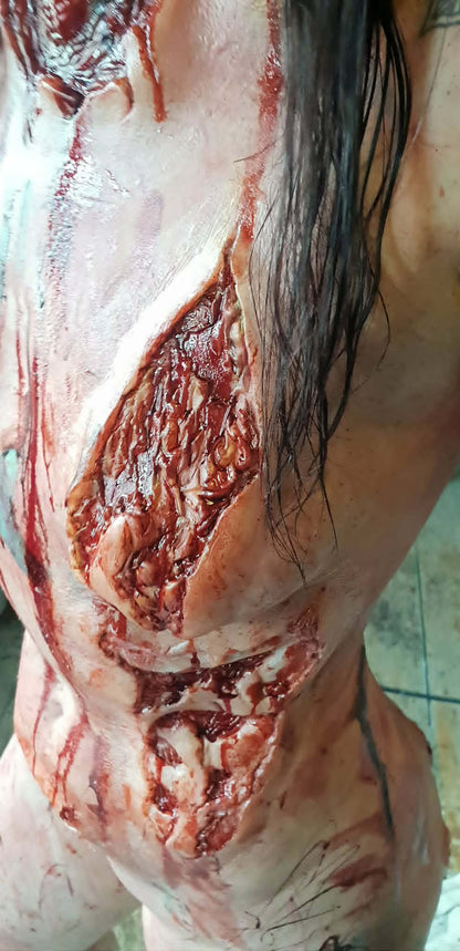 zombie, silicone, prosthetic, injury, wound, shop