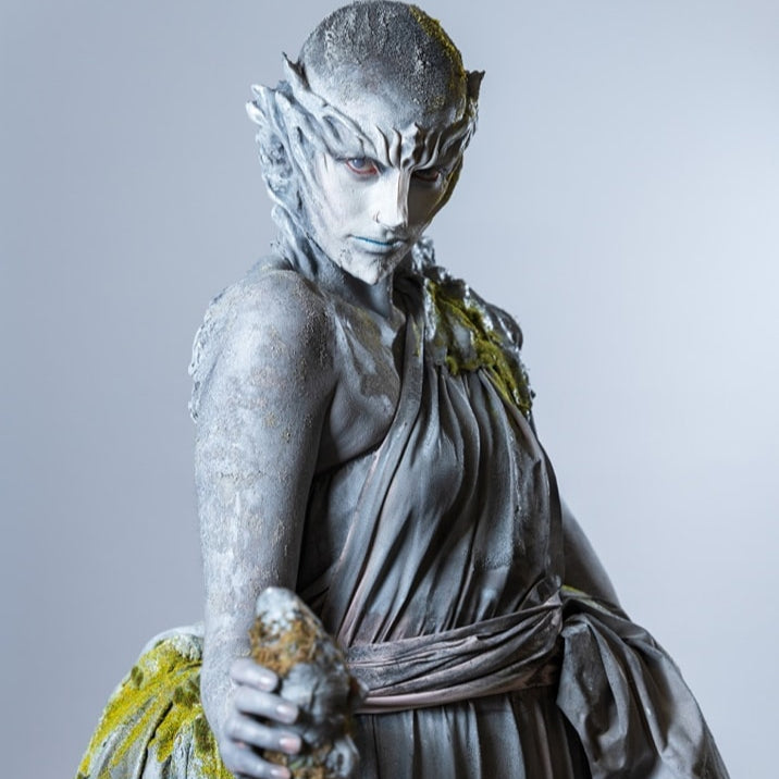 Statue makeup and body paint by Leicester makeup artist and FX artist.