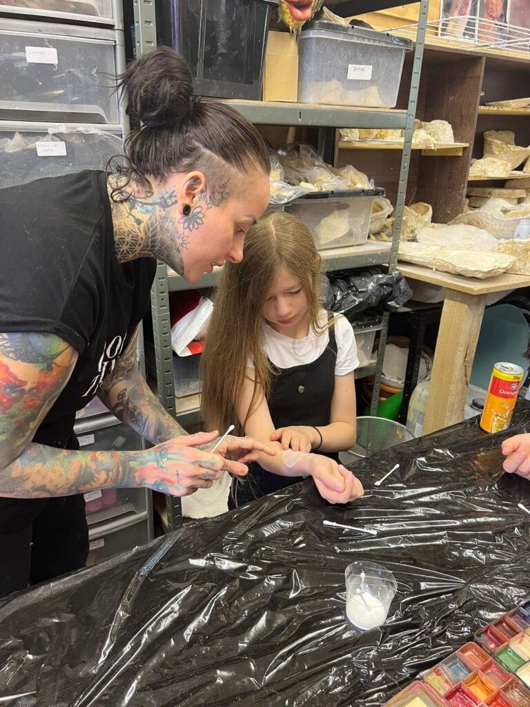 Special effects makeup courses for teens and young adults at KO Studio Leicester offer an introduction to beginner-friendly FX makeup.
