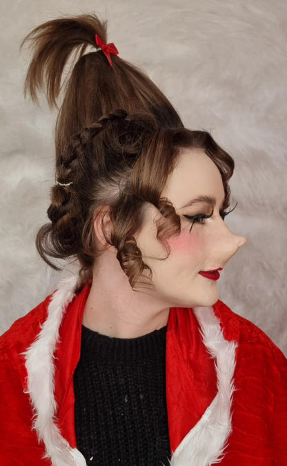 the grinch cute nose cute button foam latex nose who whoville nose inspired small for sale 