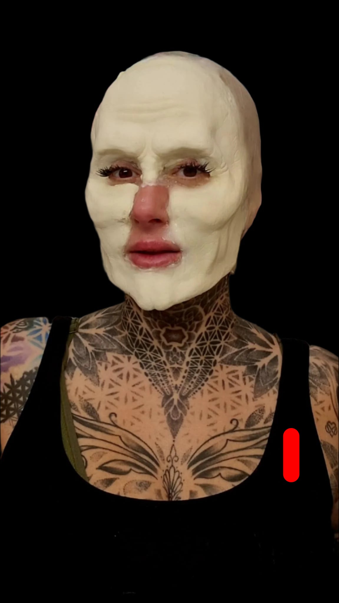 the mask inspired prosthetic foam latex