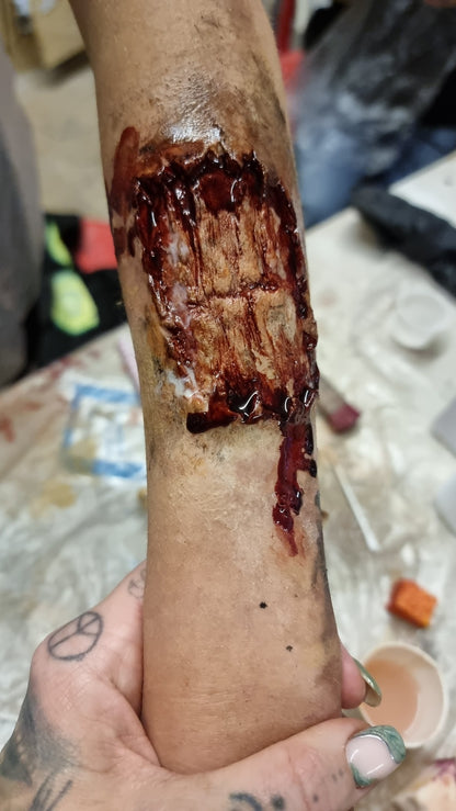 sfx, prosthetic, application, workshop,ko studio, creating, creation,