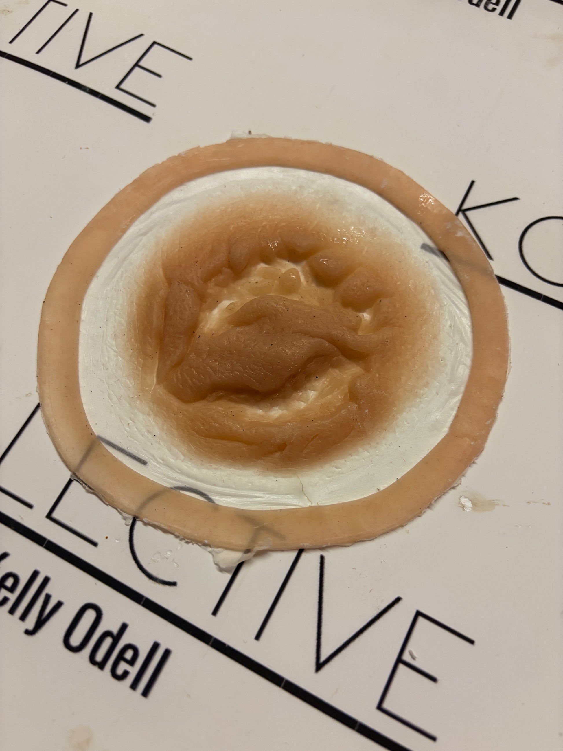 silicone zombie wound 